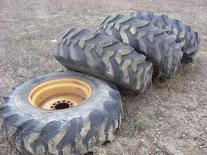 each/ 16.9 24 tires 11 bolt rims 10 ply tire 16.9x24 Kobelco wheel 