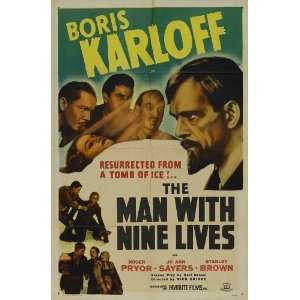  The Man with Nine Lives Poster Movie 27x40
