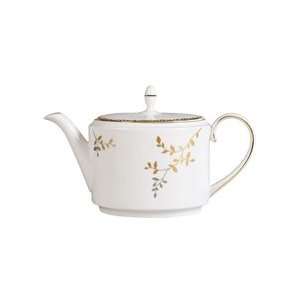  Vera Wang GILDED LEAF Teapot 1.4 pt: Home & Kitchen