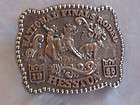 RODEO, BELT BUCKLE; NATIONAL FINALS RODEO 1985, HESSTON, KS; SIGNED 