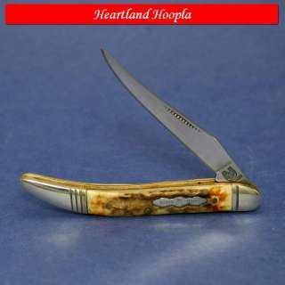 Rough Rider Mini Toothpick Knife With Stag Handles   RR665