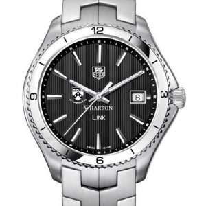  Wharton TAG Heuer Mens Link Watch with Black Dial: Sports 