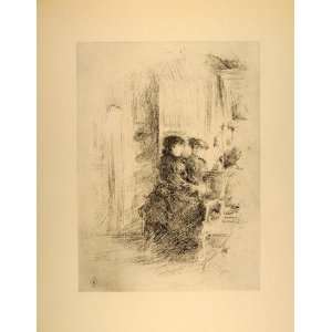  1914 James McNeill Whistler Piano Duet Women Lithograph 