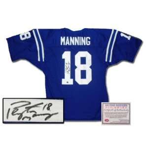  Peyton Manning Autographed Authentic Style Blue Jersey 