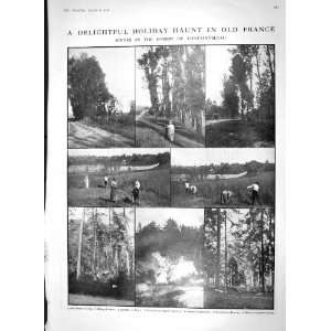  1910 FOREST FONTAINEBLEAU FRANCE MONKEY JACKO ANTELOPE 
