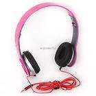 Over the Ear Headphones Headset Earphone Earset Pink For iPhone  3 