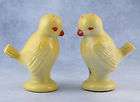 Vintage Porcelain Yellow Birds Salt & Pepper Shakers Made In Japan