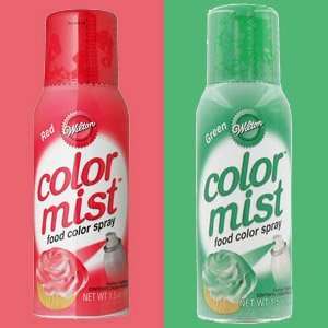  Wilton Christmas Color Mist Food Color Spray Set (Includes 