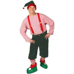  Lets Party By Halco Workshop Elf Adult Costume / Green 