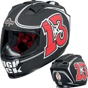  Icon Domain 2 13 Full Face Helmet XX Large  Black 