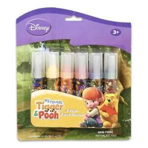  Winnie the Pooh 6pk Giant Markers Non Toxic for Age 3 