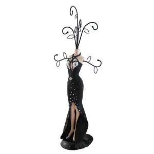   Jewelry Holder Cocktail Party Mannequin Large BL 18in: Home & Kitchen