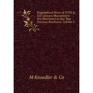 Biographical Notes of XVIII & XIX Century Mezzotinters 