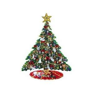  Homespun Collection Christmas Angels Tree Shaped Puzzle 