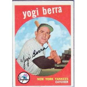  Yogi Berra 1959 Topps Card #180