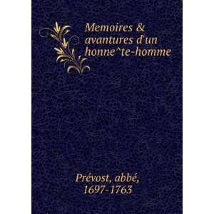  Memoires & avantures dun honneÌte homme abbÃ©, 1697 