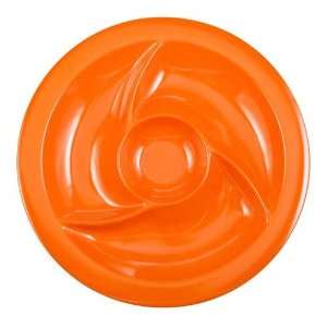  Zak Designs Pinwheel Chip n Dip Tray, 15 Orange Kitchen 