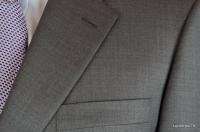 1600 New HICKEY FREEMAN Hickey Freeman Pure Wool Gray 44R 44 Suit 