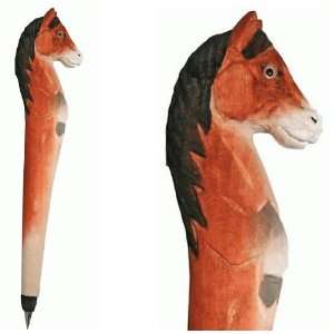  Horse Pen, 3 pc Set (Hand carved & Painted): Home 