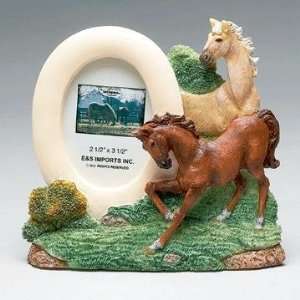  Horses Jumping Picture Frame