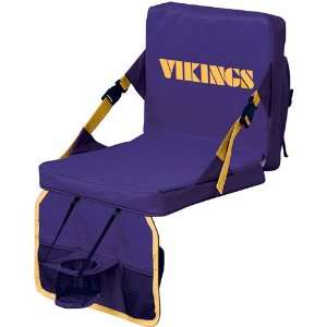  North Pole Minnesota Vikings Folding Stadium Seat: Sports 