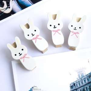   Rabbit]   Wooden Clips / Wooden Clamps / Mini Clips