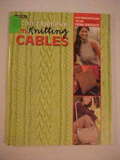 cant believe Im Knitting Cables Knit How to Pattern  