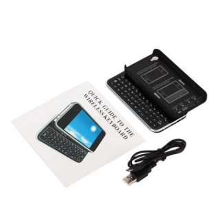 Bluetooth Wireless Rechargeable Sliding Keyboard Case for iPhone 4 4G 