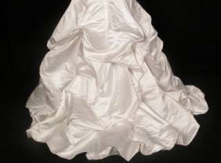 Justina McCaffrey 1017 Sarah Silk Satin Pick Up Skirt Couture Wedding 