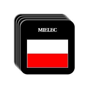  Poland   MIELEC Set of 4 Mini Mousepad Coasters 