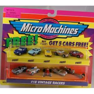    1997 Micro Machines Bonus Pack #18 Vintage Racers: Toys & Games