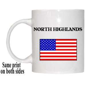  US Flag   North Highlands, California (CA) Mug 