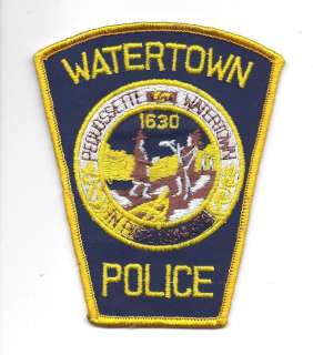 VINTAGE WATERTOWN MASSACHUSETTS POLICE PATCH**  