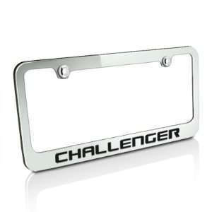   Challenger Chrome Metal License Frame, Official Licensed: Automotive