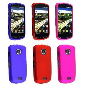  3 Color Rubberized Hard Rear Cases Back Covers for Samsung 