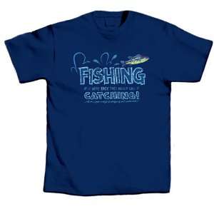  L.A. Imprints 1009L Fishing   Catching   Large T Shirt 