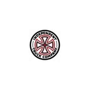  INDEPENDENT Red/White Cross Sticker 7 Inch Automotive