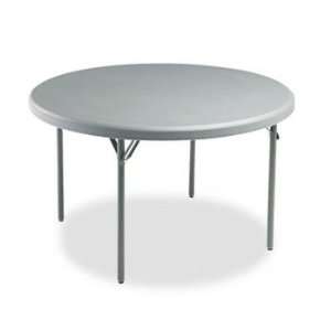  IndestrucTable TOO 1200 Series Resin Folding Table, 48 dia 