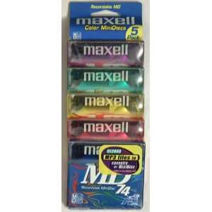  Maxell MD 74 Mini Discs   5 Pack