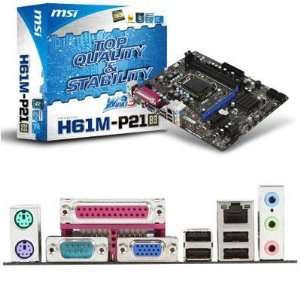  H61MP21B3 MSI mATX Intel H61 Socket 1155 Electronics