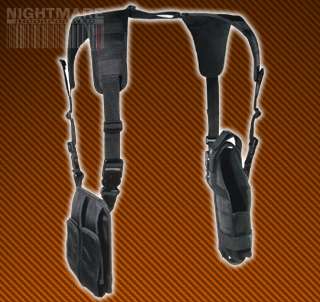   Gun Shoulder Vertical Holster Mag Black SWAT Tactical Pistol Hunting