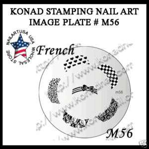 Konad Stamping Nail Nails Design Art Image Plate M56  