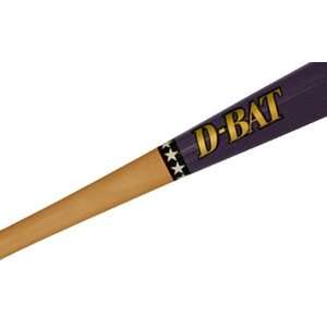  D Bat Pro Maple 161 Two Tone Baseball Bats NATURAL/NAVY 33 
