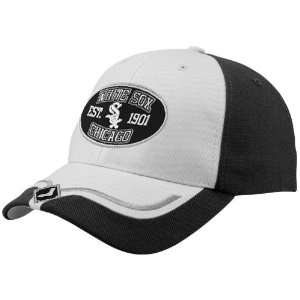  White Sox White Black Isotope Adjustable Hat