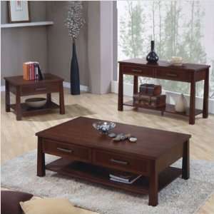   Mandarin Coffee Table Set in Oriental Oak: Furniture & Decor
