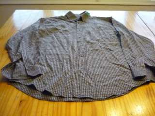 Bugatchi Uomo long sleeve button front shirt size adult L Large  