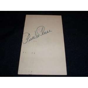  Dodgers Pee Wee Reese Auto Signed Vintage 1955 GPC JSA 