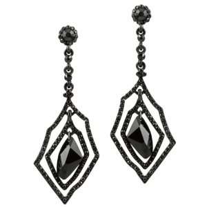  Jakias Unique Dangle Drop Earrings   Black Jewelry