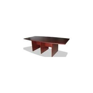  Lorell Boat Shaped Conference Table Top in Mahogany: Office Products