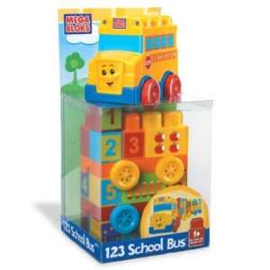  Mega Bloks: 123 School Bus: Toys & Games